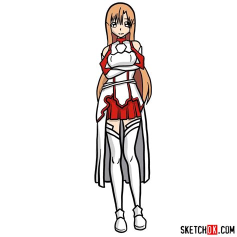 Asuna Sword Art Online Drawing