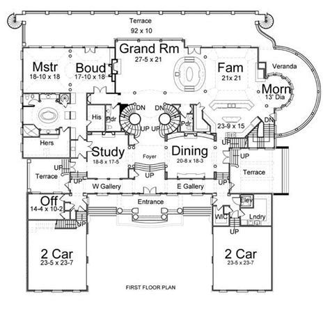 Open floor plans are featured with contemporary, spanish colonial, and tuscan style architectural designs. Luxury Mega Mansion Floor Plans - http://acctchem.com ...