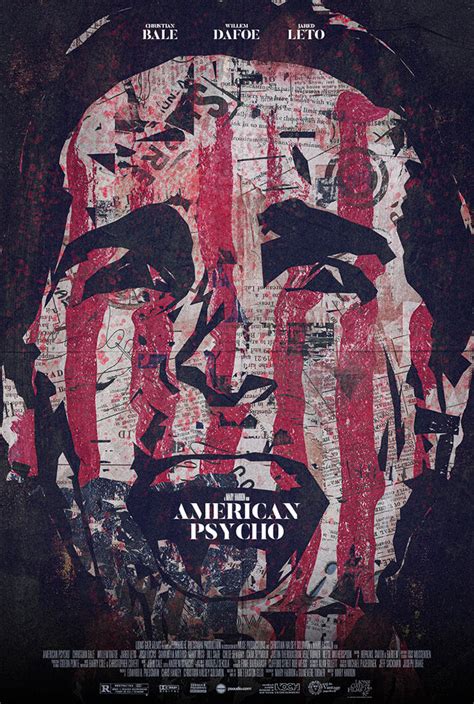 American Psycho By Alan Gillett Home Of The Alternative Movie Poster
