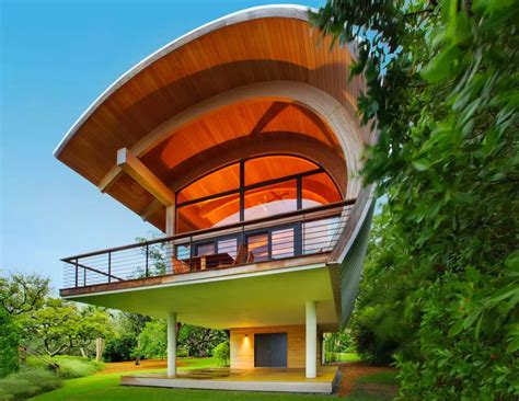 Dari kejauhan, bentuknya yang unik sudah mengundang perhatian. 55 Desain Rumah Pohon Modern Terkeren | Parkiran Desain