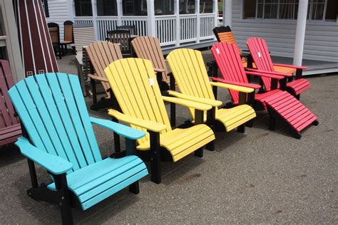 The Colorful Adirondack Chairs Are Famous In Ohios Amish Country Take