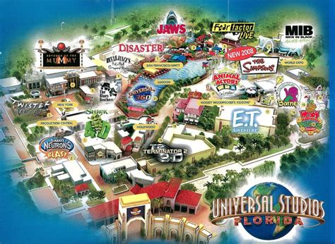 Universal Studios Parks Map Islands Of Adventure At Universal Studios