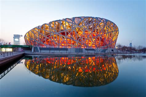 Beijing National Stadium 1 建築写真 近未来建築 建築デザイン