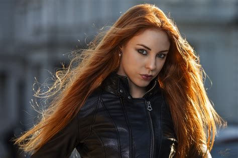 Women Model Face Portrait Redhead Long Hair Wallpaper Resolution