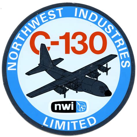 Northwest Industries Limited C 130 Sticker C 130 Military Patch