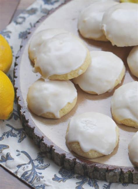 Super Soft Lemon Glazed Sugar Cookies The Baking Chocolatess