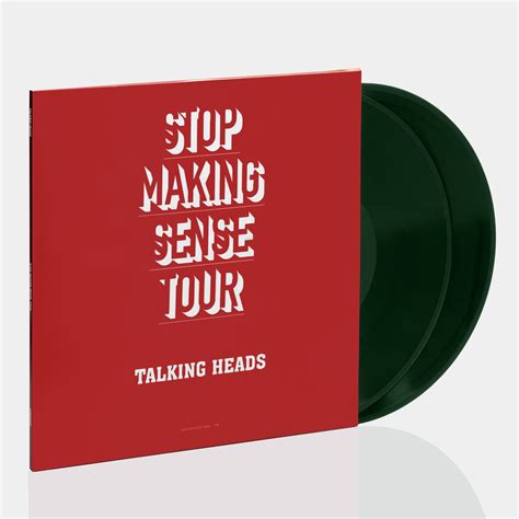 Talking Heads Stop Making Sense Tour 2xlp Green Vinyl Record New Unsealed