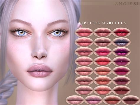 The Sims Resource Lipstick Marcella