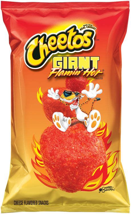 Cheetos® Giant Flamin Hot® Cheese Flavored Snacks Reviews 2021