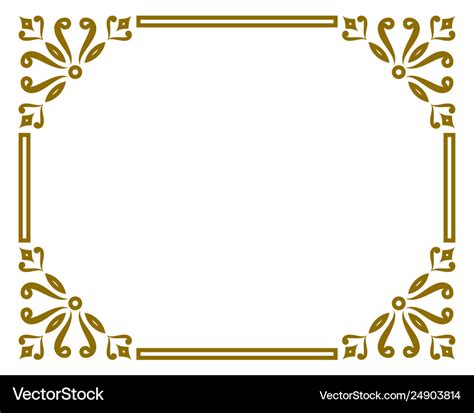 Decorative Frame Royalty Free Vector Image Vectorstock