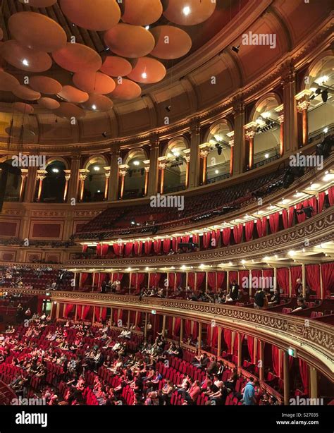 Royal Albert Hall In London Shot From The Grand Tier Stock Photo Alamy