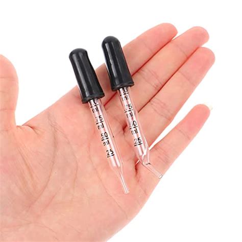 Eye Dropper For Essential Oils Pipettes Dropper With Black Rubber Head