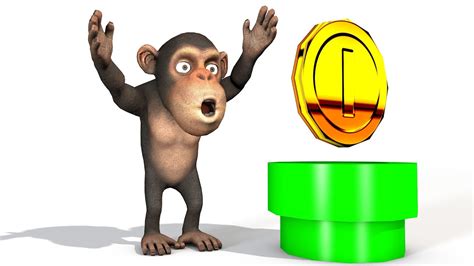 Funny Monkey The Coin Master Jumps On Flappy Bird العربية Game 3d