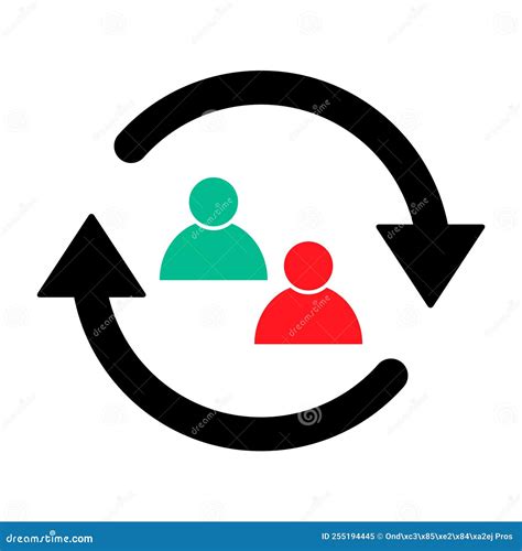 Employee Engagement Community Vector Icon Person Flat Web Symbol