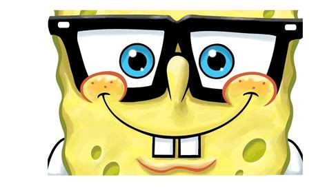 Spongebob Drawings With Glasses Clipart Best