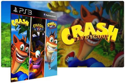 Combo Crash Bandicoot 1 2 3 Ps3 Psn MÍdia Digital Mestre Gamer