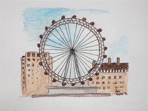 London Eye Illustration By Sikorax On Deviantart
