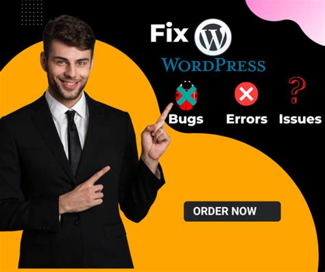 Fix Wordpress Bugs Errors Or Issues By Gulfam Fiverr