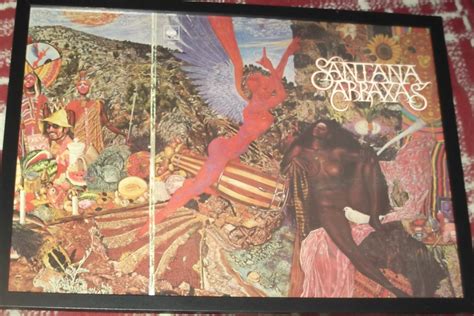 Santanaabraxas Original Album Cover Framed Ready To Etsy