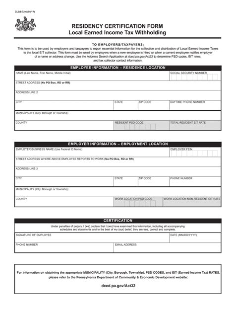 Residency Certification Fill Out And Sign Online Dochub