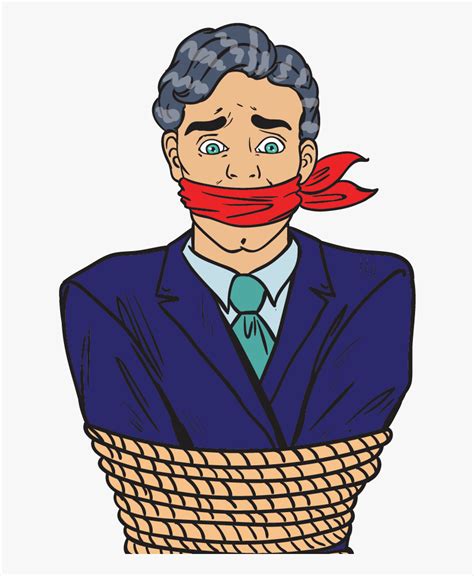 man tied up clipart hd png download kindpng