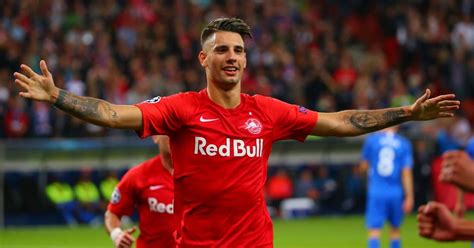 It now appears the hungarian will join rb leipzig . Arsenal to Scout Red Bull Salzburg Wonderkid Dominik ...