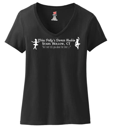 Red light on the wedding night. Gilmore Girls logo shirt - "Miss Patty's Dance Studio ...