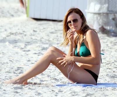 West Virginia Informer Malin Akerman Miami Beach Bikini Candids
