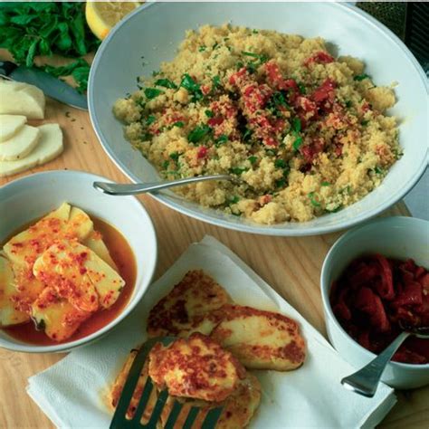 If you've never been able to master the art of cooking couscous, we're here to save the day. Halloumi with spicy couscous | Recipe | Vegetarian recipes ...