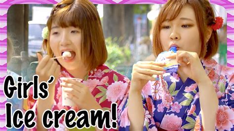 Asking Random Japanese Girls To Eat Vanilla Ice Cream With Me YouTube
