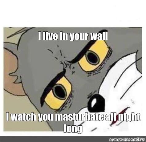 Meme I Live In Your Wall I Watch You Masturbate All Night Long All