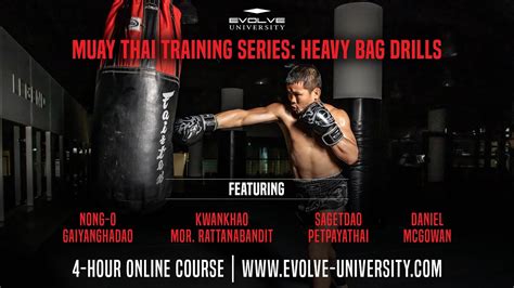 Evolve University Muay Thai Training Series Heavy Bag Drills Youtube