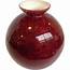 Czech Glass Red Ball Vase From Antiquesofriveroaks On Ruby Lane