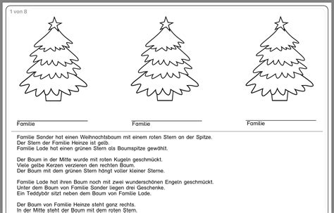 Für das fach deutsch in der grundschule (2. Linien Klasse 2 Weihnachten : 4teachers: Lehrproben ...