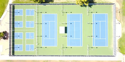 20 feet wide (6.1 m) and 44 feet long (13.4 m) for both singles pickleball and. Kleinman Park | Mesa Parks, Recreation & Community Facilities