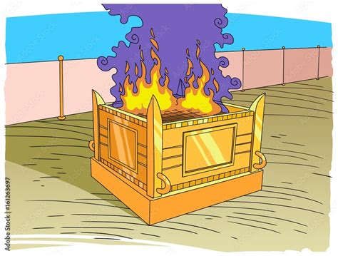 The Altar Of Burnt Offerings Stock Illustration Adobe Stock