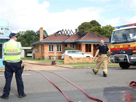 kingaroy house fire police investigating ‘suspicious blaze at ctc youth service house the