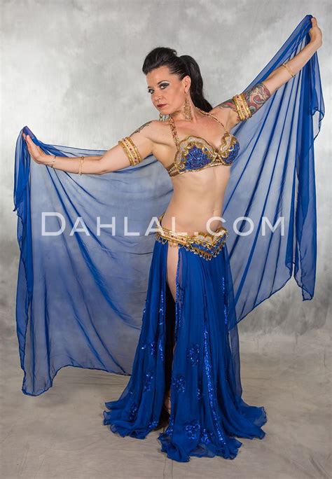 Blue Nile By Designer Pharaonics Of Egypt Egyptian Belly Dance Costume From Belly