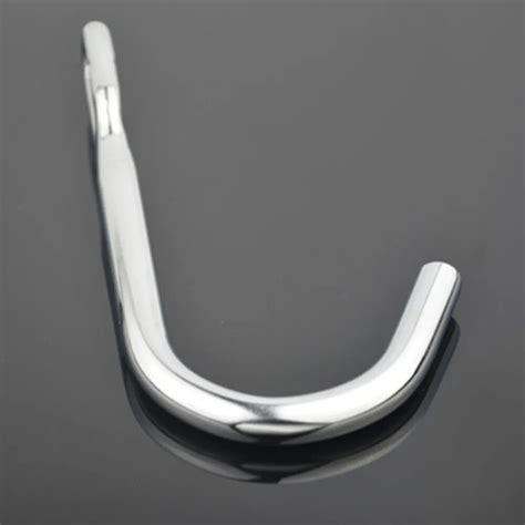 25 12cm 280g adult game super thick metal stainless steel butt plug anal hook sex toys for men