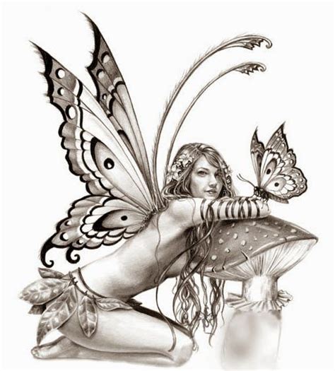 Free Printable Tattoo Stencils Angels And Fairies Fairy Tattoo Fairy