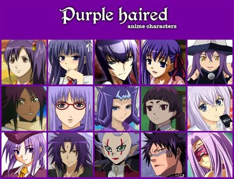 Favorite Purple Haired Character Anime Amino