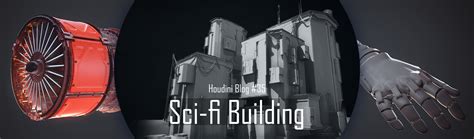 Artstation Houdini Blog 35 Sci Fi Buildings