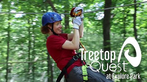 Treetop Quest At Explore Park Youtube