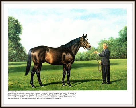 Roberto Painted By Richard Stone Reeves Race Horses Thoroughbreds
