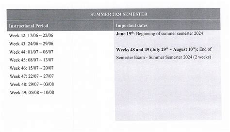 Academic Calendar 2023-2024 | Tan Tao University