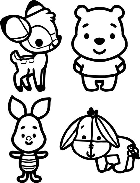 Cute Easy Disney Coloring Pages Coloring Pages