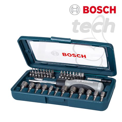 Screwdriver Set Hand Tool Kit Bosch 46 Pcs Good Tech