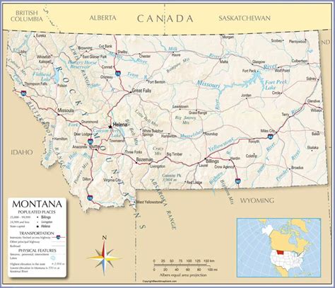 Labeled Map Of Montana With Cities World Map Blank An