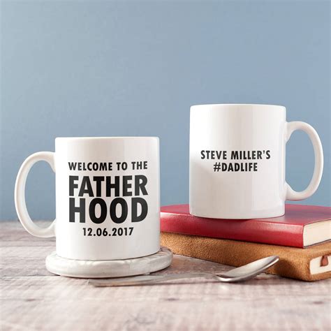 The state of being a father. Personalised 'welcome To The Fatherhood' Mug By The Little ...