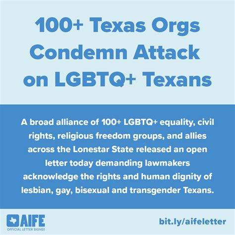 Texas Aft Texas Aft Joins With 100 Orgs To Condemn Attacks On